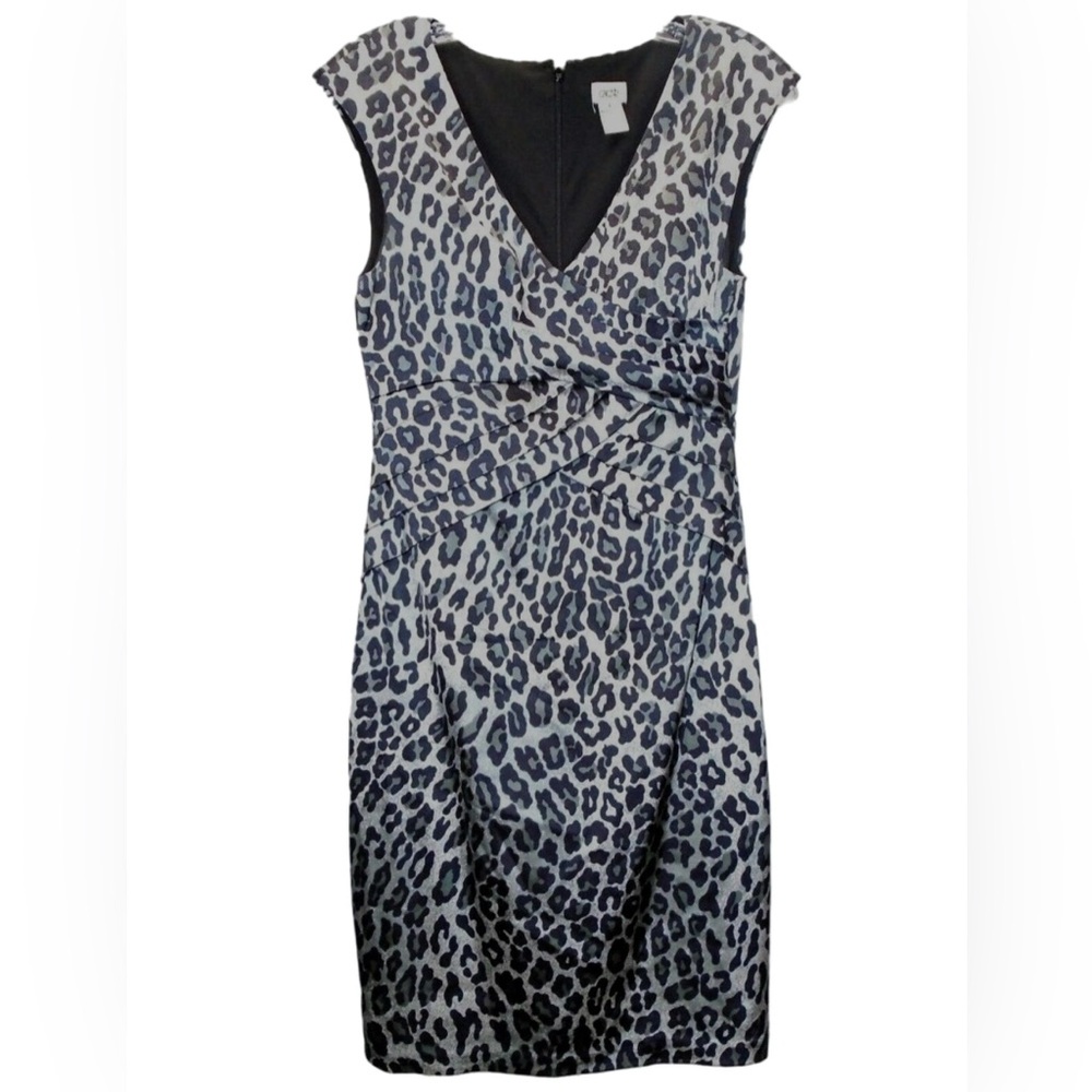 Caché Animal Print Dress Sz 8